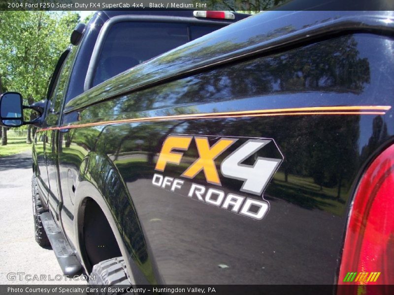 Black / Medium Flint 2004 Ford F250 Super Duty FX4 SuperCab 4x4