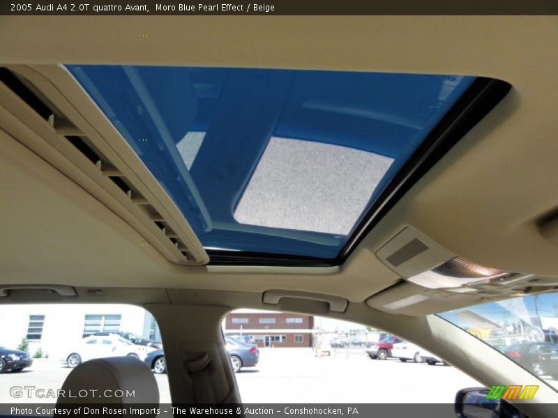 Moro Blue Pearl Effect / Beige 2005 Audi A4 2.0T quattro Avant
