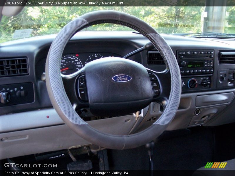 Black / Medium Flint 2004 Ford F250 Super Duty FX4 SuperCab 4x4