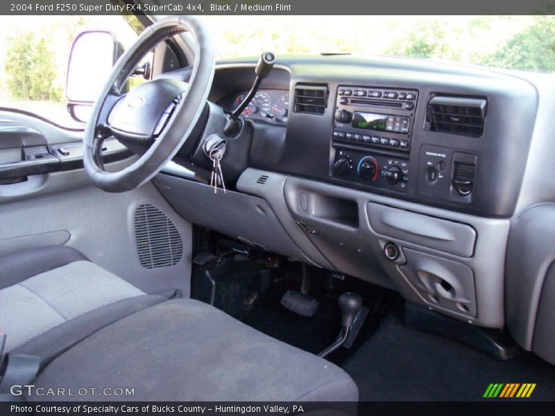 Black / Medium Flint 2004 Ford F250 Super Duty FX4 SuperCab 4x4
