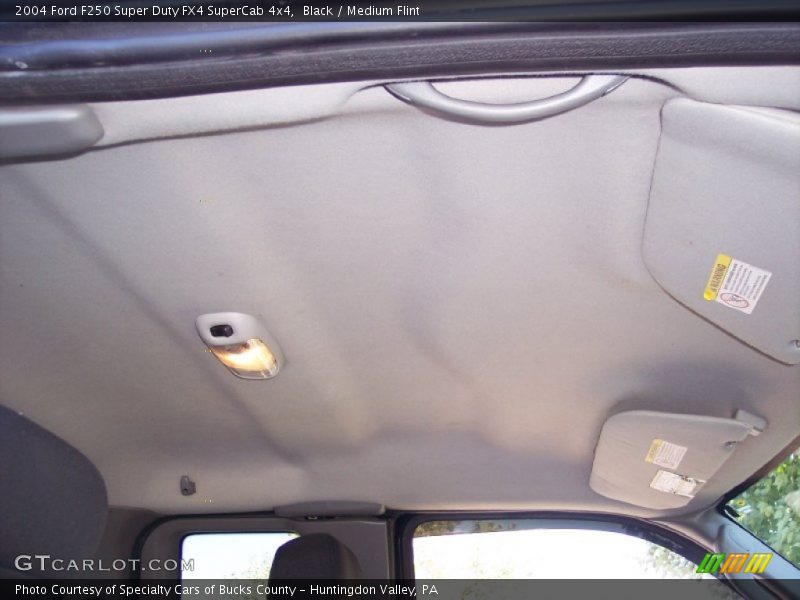 Black / Medium Flint 2004 Ford F250 Super Duty FX4 SuperCab 4x4