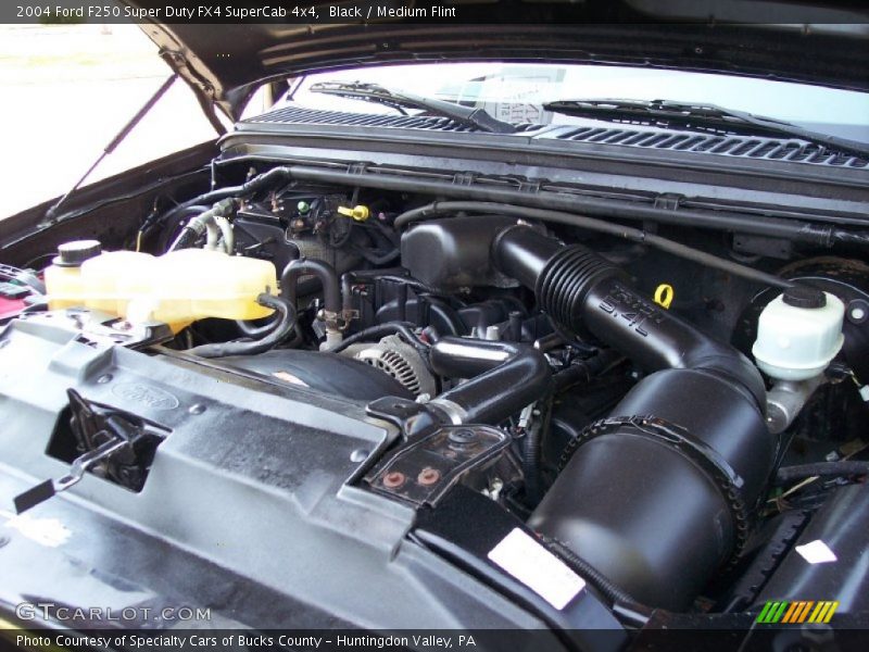 Black / Medium Flint 2004 Ford F250 Super Duty FX4 SuperCab 4x4