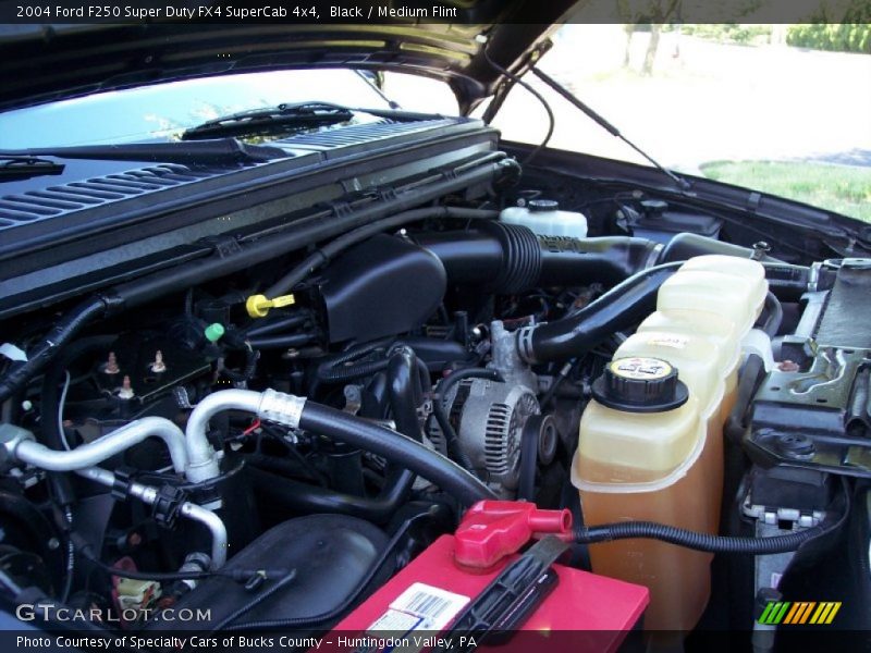 Black / Medium Flint 2004 Ford F250 Super Duty FX4 SuperCab 4x4