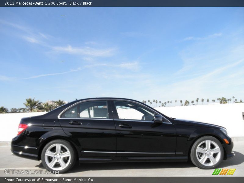 Black / Black 2011 Mercedes-Benz C 300 Sport