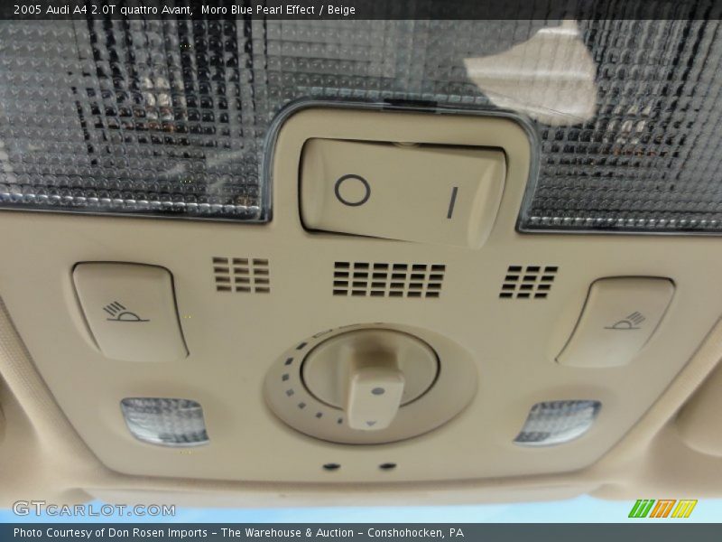 Moro Blue Pearl Effect / Beige 2005 Audi A4 2.0T quattro Avant