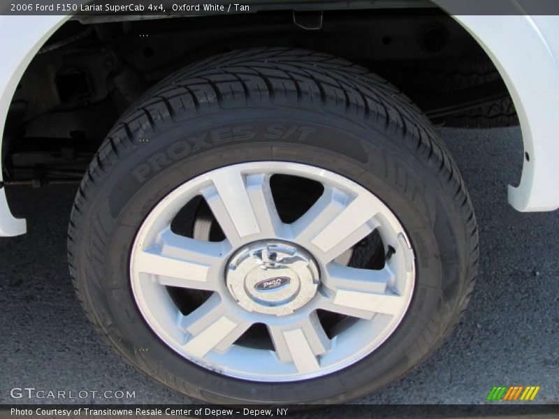 Oxford White / Tan 2006 Ford F150 Lariat SuperCab 4x4