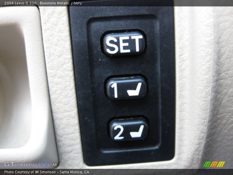 Bluestone Metallic / Ivory 2004 Lexus IS 300