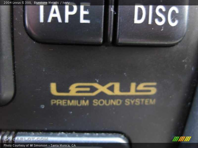 Bluestone Metallic / Ivory 2004 Lexus IS 300