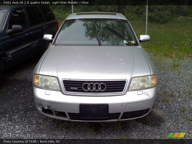 Light Silver Metallic / Onyx 2001 Audi A6 2.8 quattro Sedan