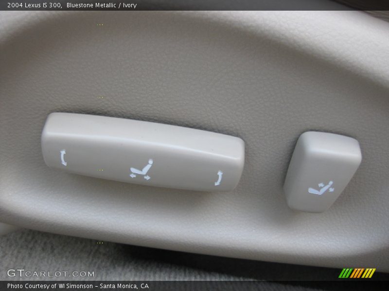 Bluestone Metallic / Ivory 2004 Lexus IS 300