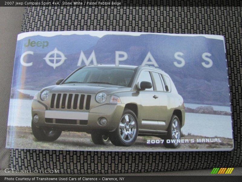 Stone White / Pastel Pebble Beige 2007 Jeep Compass Sport 4x4