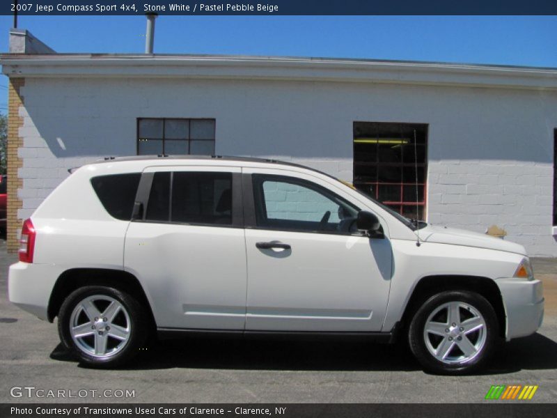 Stone White / Pastel Pebble Beige 2007 Jeep Compass Sport 4x4