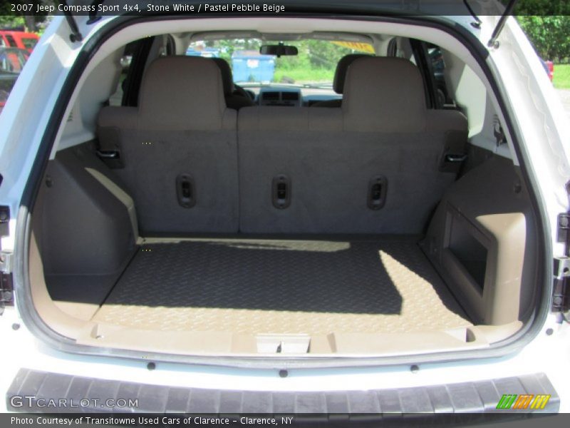 Stone White / Pastel Pebble Beige 2007 Jeep Compass Sport 4x4