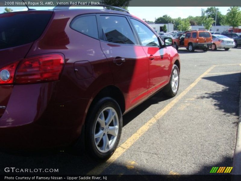 Venom Red Pearl / Black 2008 Nissan Rogue SL AWD