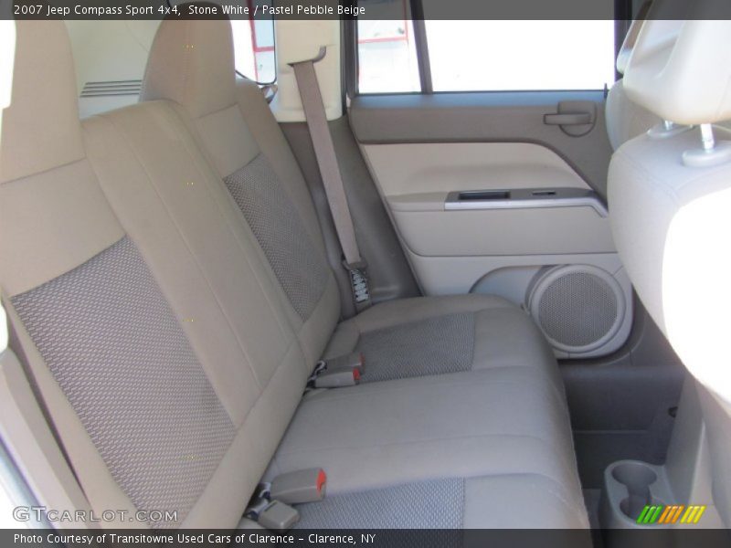 Stone White / Pastel Pebble Beige 2007 Jeep Compass Sport 4x4