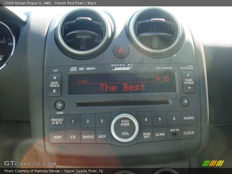 Venom Red Pearl / Black 2008 Nissan Rogue SL AWD