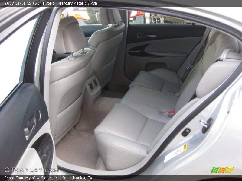  2007 GS 450h Hybrid Ash Interior