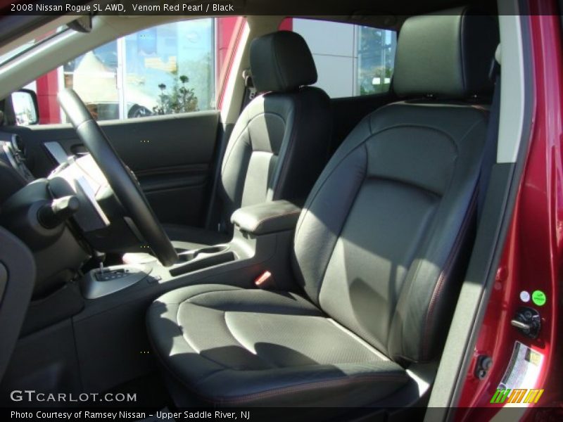 Venom Red Pearl / Black 2008 Nissan Rogue SL AWD