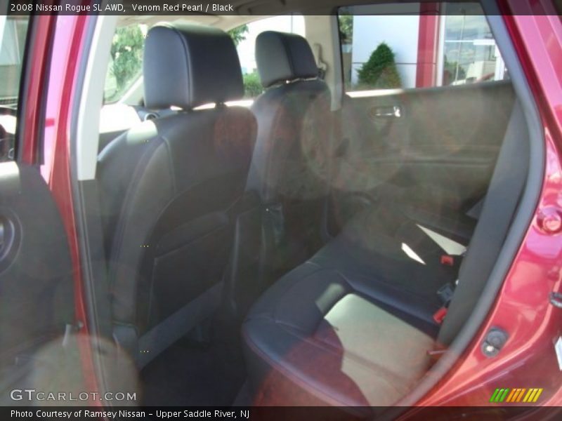 Venom Red Pearl / Black 2008 Nissan Rogue SL AWD