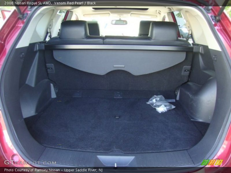 Venom Red Pearl / Black 2008 Nissan Rogue SL AWD