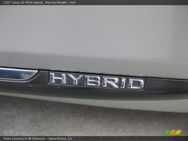 Mercury Metallic / Ash 2007 Lexus GS 450h Hybrid