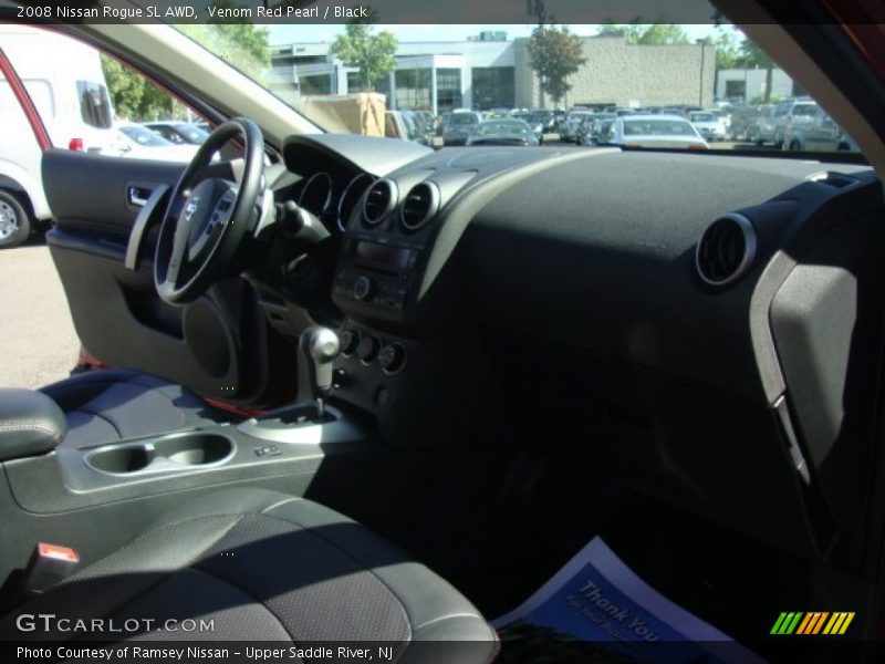 Venom Red Pearl / Black 2008 Nissan Rogue SL AWD