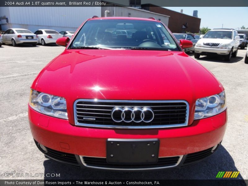 Brilliant Red / Ebony 2004 Audi A4 1.8T quattro Avant