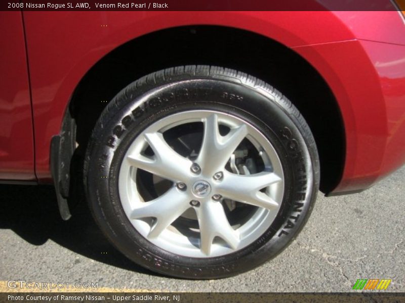 Venom Red Pearl / Black 2008 Nissan Rogue SL AWD