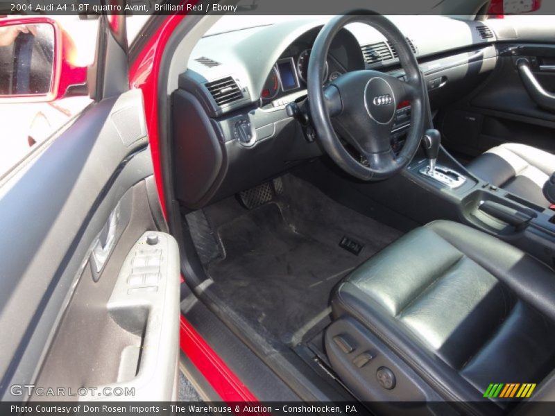 Brilliant Red / Ebony 2004 Audi A4 1.8T quattro Avant