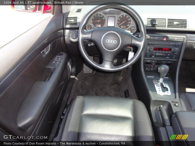 Brilliant Red / Ebony 2004 Audi A4 1.8T quattro Avant