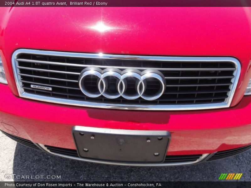 Brilliant Red / Ebony 2004 Audi A4 1.8T quattro Avant