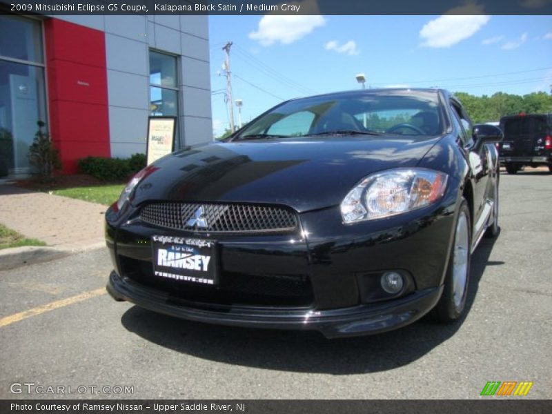 Kalapana Black Satin / Medium Gray 2009 Mitsubishi Eclipse GS Coupe