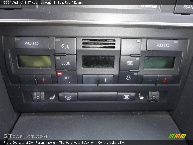 Controls of 2004 A4 1.8T quattro Avant