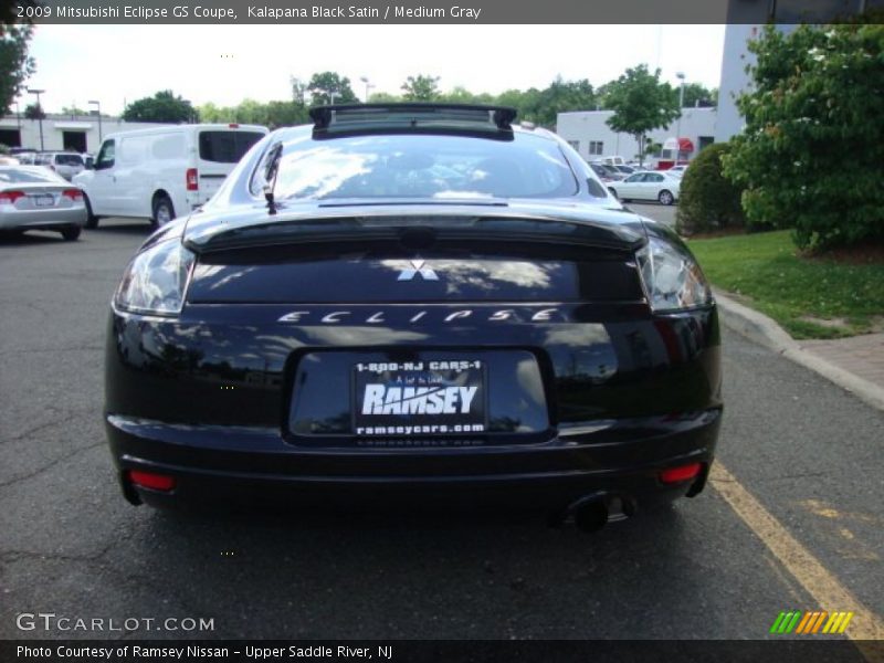 Kalapana Black Satin / Medium Gray 2009 Mitsubishi Eclipse GS Coupe