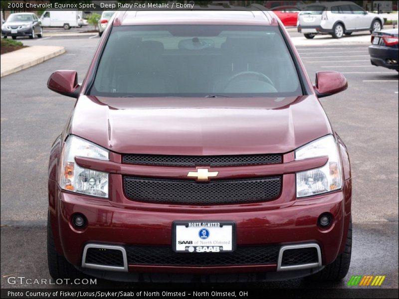 Deep Ruby Red Metallic / Ebony 2008 Chevrolet Equinox Sport