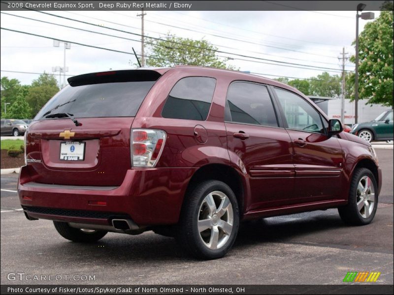 Deep Ruby Red Metallic / Ebony 2008 Chevrolet Equinox Sport