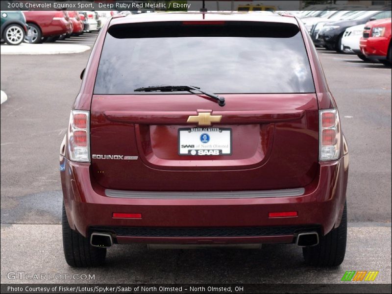 Deep Ruby Red Metallic / Ebony 2008 Chevrolet Equinox Sport
