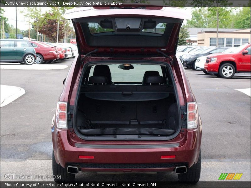 Deep Ruby Red Metallic / Ebony 2008 Chevrolet Equinox Sport