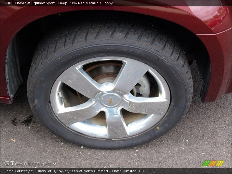 Deep Ruby Red Metallic / Ebony 2008 Chevrolet Equinox Sport