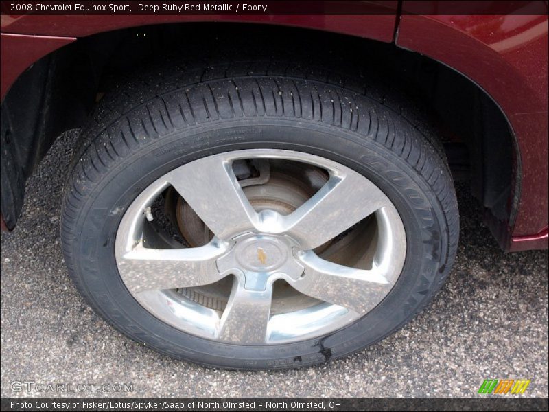 Deep Ruby Red Metallic / Ebony 2008 Chevrolet Equinox Sport