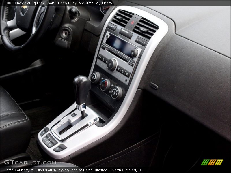 Controls of 2008 Equinox Sport