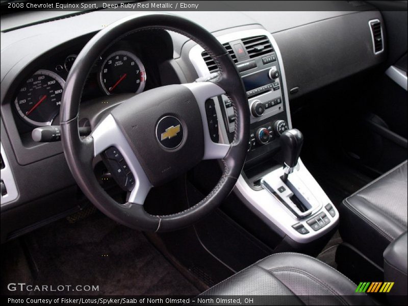 Ebony Interior - 2008 Equinox Sport 