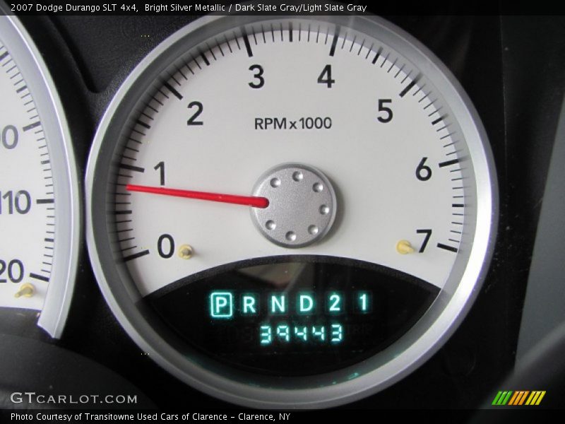 Bright Silver Metallic / Dark Slate Gray/Light Slate Gray 2007 Dodge Durango SLT 4x4