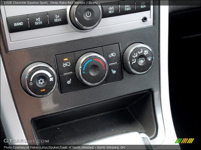 Controls of 2008 Equinox Sport