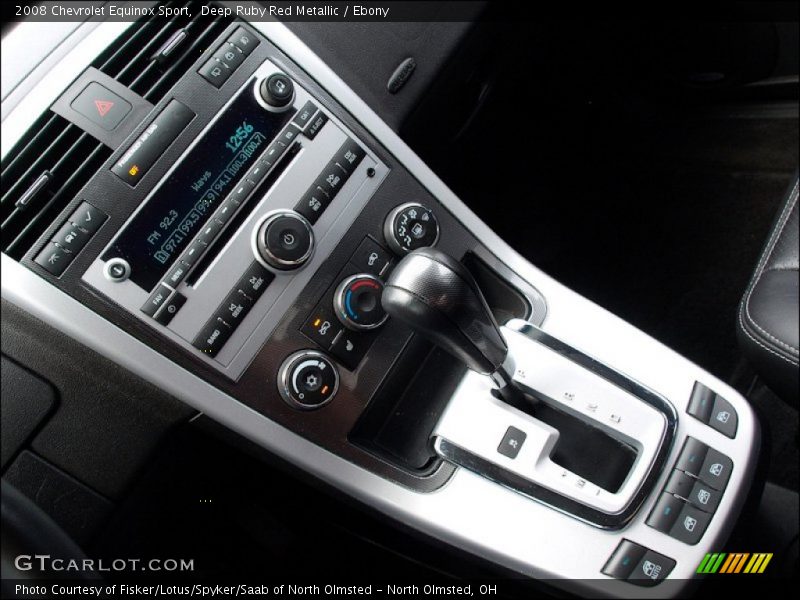 Controls of 2008 Equinox Sport