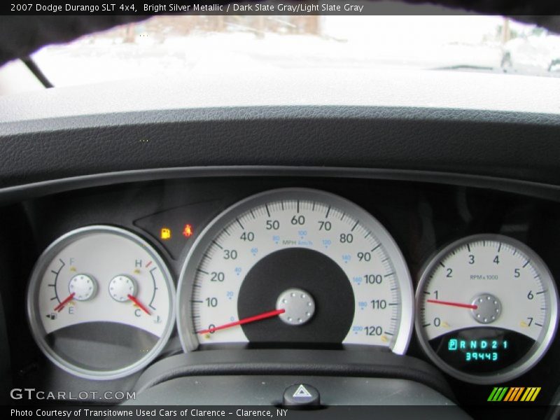 Bright Silver Metallic / Dark Slate Gray/Light Slate Gray 2007 Dodge Durango SLT 4x4