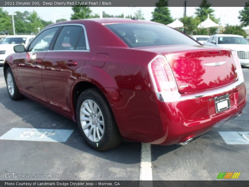 Deep Cherry Red Crystal Pearl / Black 2011 Chrysler 300