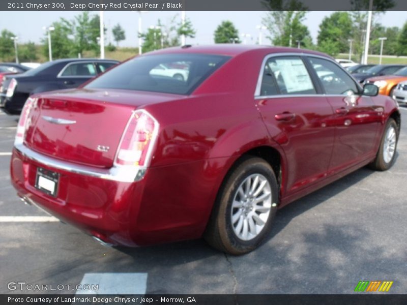 Deep Cherry Red Crystal Pearl / Black 2011 Chrysler 300