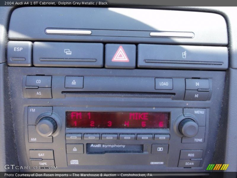 Controls of 2004 A4 1.8T Cabriolet