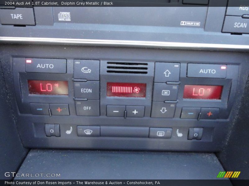 Controls of 2004 A4 1.8T Cabriolet